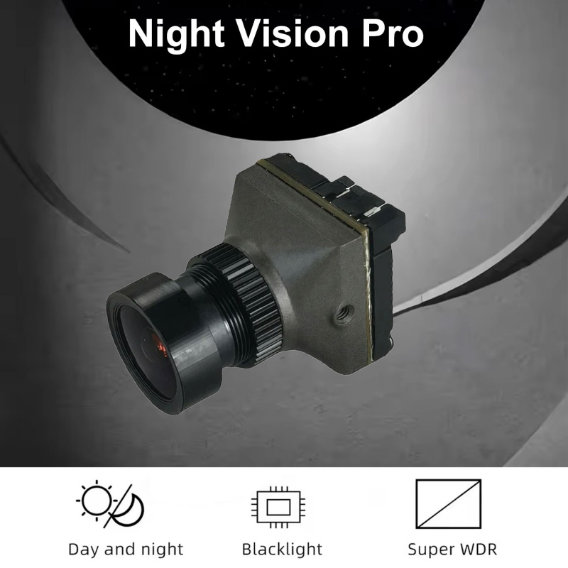 Drone Camera Thermal - FPV-Kamera mit Wärmebildfunktion, 1500TVL, 2,1-mm-Objektiv, 16:9/4:3,