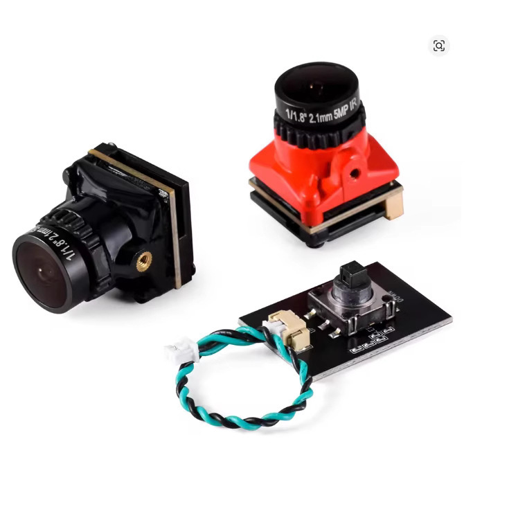 Drone Camera Wide Angle - FPV-Hochauflösende Kamera 1800TVL mit OSD-Parameter-Einstellplatine, Weitwinkel