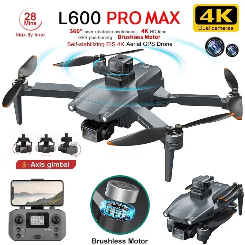 Drone Camera Hd - L600 PRO MAX GPS Drone Professionelle