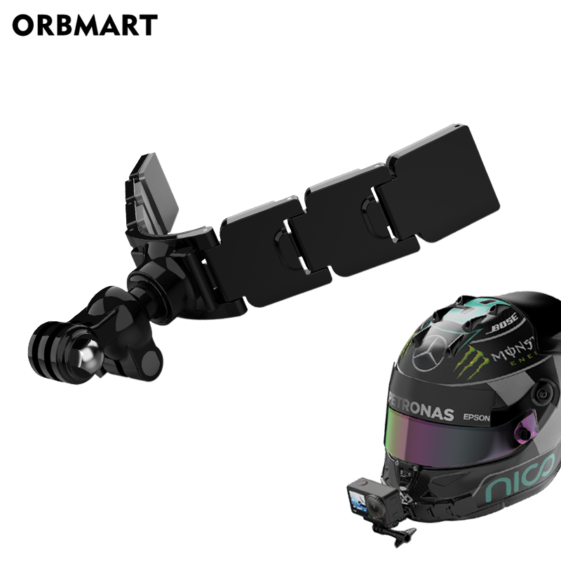 Drone Camera Action - Motorrad-Integralhelm-Kinnhalterung für GoPro Hero 12 11