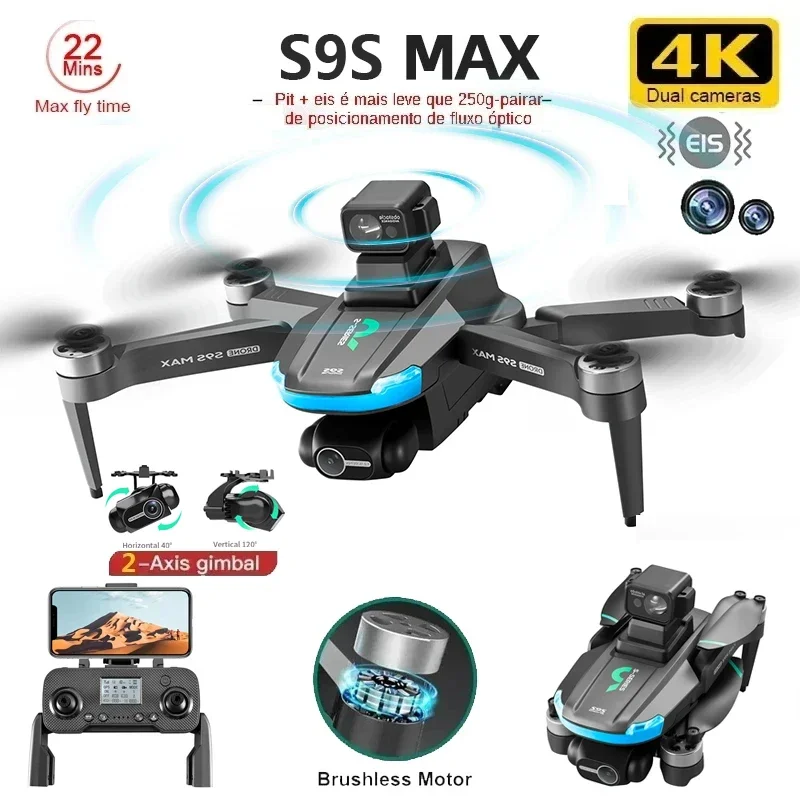 NEUE S9S MAX MINI Drone 4K 2-A – Drone Camera Hd Bewertung und Preis